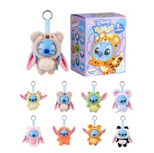 Figurina Disney YuYus Stitch - Plus-Vinil, 12 cm, 9 Designuri Diverse - Img 1