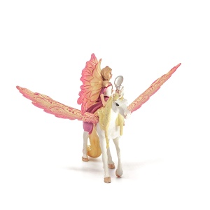 Figurina Feya cu Pegasus-Einhorn Schleich BAYALA Detalii fine, 3 piese, 5 ani - Img 4