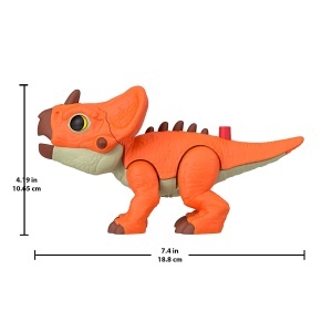 Figurina interactiva Fisher-Price Imaginext Jurassic World Aquilops JGP99 20 cm cu functii speciale - Img 4