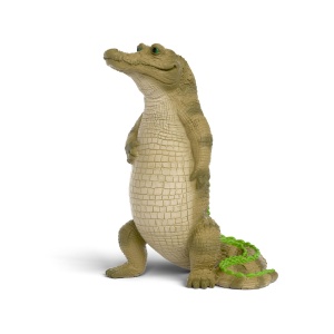 Figurina Krokodil Rick Schleich 5 x 9 x 6 cm Design Detaliat