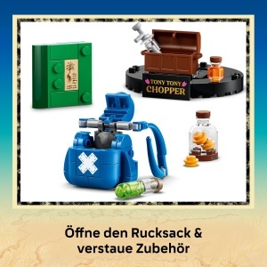 Figurina LEGO ONE PIECE Tony Tony Chopper 75643, 19 cm, cu accesorii - Img 5