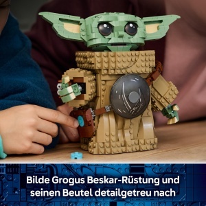 Figurina LEGO Star Wars Grogu 75446, 1200 piese, cu detalii autentice - Img 4