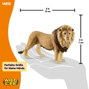 Figurina Leu Schleich 14812 4 x 12 x 7 cm Jucarie educativa pentru copii - Img 6