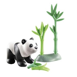 Figurina PLAYMOBIL WILTOPIA 71072 Panda Junior din materiale sustenabile, cu accesorii incluse - Img 3