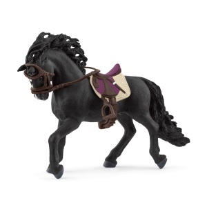 Figurina Pura Raza Espanola Schleich cu Sattel si Zaumzeug, Detaliata, pentru Copii