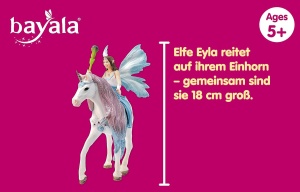 Figurina Schleich BAYALA Eyla cu Unicorn, 3 Piese, pentru Copii de la 5 Ani - Img 7