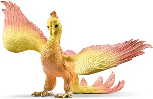 Figurina Schleich Phoenix 70760, 16 x 10 x 13 cm, cu aripi mobile si detalii stralucitoare