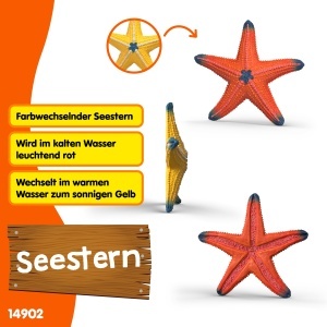 Figurina Seastarn Schleich 14902 Schimbare de Culoare 7 x 7 x 1 cm - Img 3