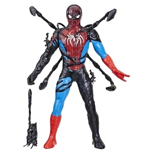 Figurina Spider-Man Venomizat Marvel, 27 cm, cu 6 accesorii, negru - Img 15