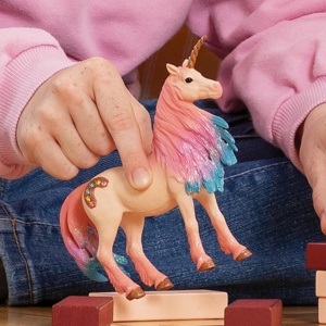 Figurina Unicorn Marshmallow Schleich BAYALA, 13 x 4 x 13 cm, culori stralucitoare - Img 2