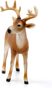 Figurina WILD Life Schleich - Weiwedelhirsch, 11 x 5 x 10 cm, Detalii Realiste - Img 6