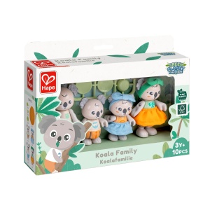 Figurine Hape Green Planet Explorers Elefantenfamilie Set 4 Elefanti Materiale Ecologice - Img 6