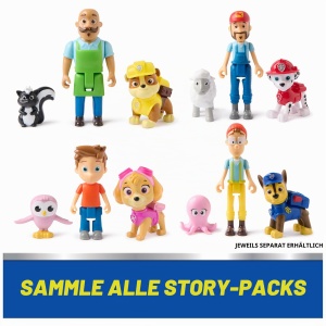 Figurine Paw Patrol Rubble si Mr. Porter, 3 figurine, design autentic, pentru copii 3 - Img 5