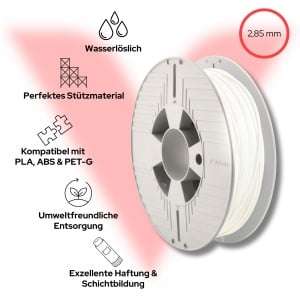 Filament pentru imprimanta 3D Verbatim BVOH 2,85 mm - Transparent, Ecologic - Img 2