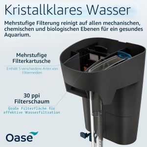 Filtru de Acvariu OASE BioStyle 20, Compact, pentru Apa Dulce si Sarata - Img 3