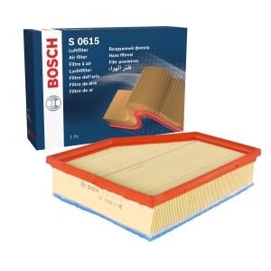 Filtru de aer Bosch S0615 pentru masini - rezistent la umiditate, durabil, cu prindere precisa