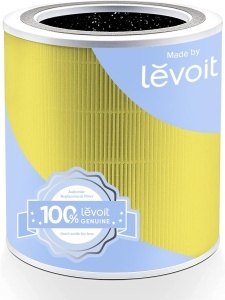Filtru de aer LEVOIT Core 400S, 3-in-1, HEPA, pentru alergii, galben