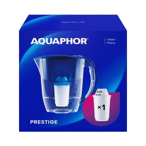 Filtru de apa AQUAPHOR Prestige Kobaltblau 2,8l cu cartus A5 - Img 1