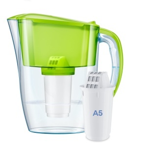 Filtru de apa AQUAPHOR Smile, 2.9l, verde deschis, reduce calcar si clor - Img 2