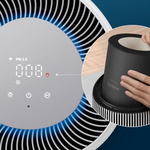 Filtru Philips FY220030 pentru purificator de aer Seria 2200 HEPA NanoProtect Carbon Activ Durata 36 luni - Img 6
