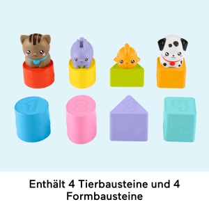 Fisher-Price FP Pets HTW93 Jucarie Sortare Forme si Transport Animale pentru Bebelusi 6 luni - Img 7