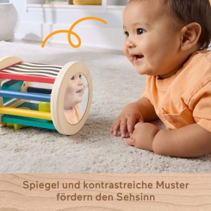 Fisher-Price Jucarie Bebelusi JKH17 Lemn FSC Dezvoltare Senzoriala si Motorie - Img 7