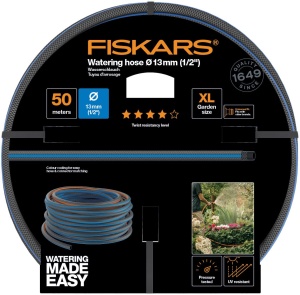 Fiskars Furtun XL 1027106 50m UV Rezistent NegruPortocaliuAlbastru - Img 6