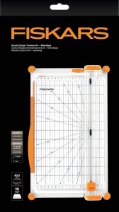 Fiskars Papierschneidemaschine 1077980 A4 AlbPortocaliu Capacitate 10 Foi Brat Extensibil - Img 7