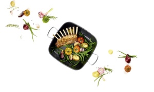 Fissler Tigaie din otel inoxidabil, acoperita (6,5 L - O 28 cm) Cuptor olandez dreptunghiular, cu capac din sticla, se poate folosi pentru cuptor - inductie - Img 2