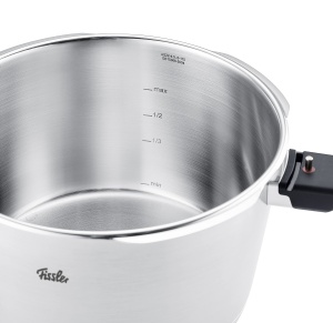 Fissler Vitaquick Premium/Oala sub presiune (4,5 L, O 22 cm) Oala sub presiune din otel inoxidabil, 2 niveluri de gatit, fabricat in Germania - Inductie - Img 7