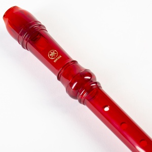 Flaut soprano Yamaha YRS 20BR, culoare translucida rosie, design Baroque - Img 6