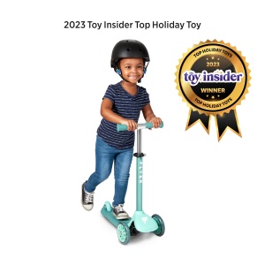 Flyer Glider Jr., Trotineta Radio Flyer cu directie, turcoaz, pentru copii cu varste cuprinse intre 2 si 5 ani - Img 5