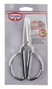 Foarfeca de bucatarie Dr Oetker Modern Baking Retro Design Argintiu Otel inoxidabil - Img 4