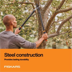 Foarfeca de gradina Fiskars 71,1 cm, lama din otel, pentru ramuri de pana la 3,8 cm - Img 5