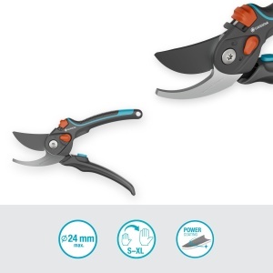 Foarfeca de gradina Gardena PremiumCut Pro Flex 24 mm, ergonomica, cu lame din otel - Img 7