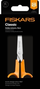 Foarfeca Hobby Fiskars Classic, 13 cm, pentru dreptaci si stangaci, culoare portocalie - Img 7
