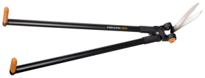 Foarfeca multifunctionala pentru gard viu si gazon Fiskars PowerLever GS53, lungime 91 cm, negruportocaliu - Img 8