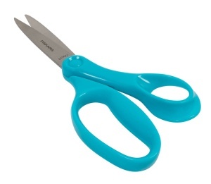 Foarfeca pentru copii Fiskars, 18 cm, din otel inoxidabil, culoare turcoaz - Img 5