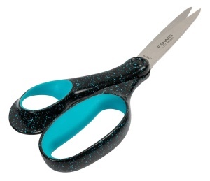 Foarfeca pentru tineri Fiskars 20 cm, design ergonomic, stanga, negruroz - Img 3