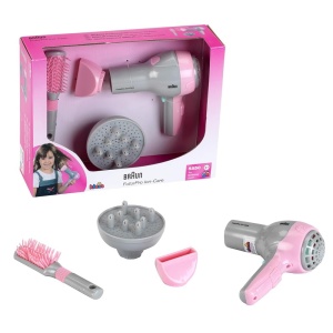 Fohn pentru copii Theo Klein 5850 cu design Braun, ventilator si accesorii - Img 6
