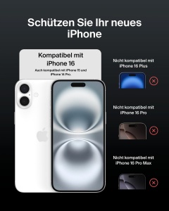 Folie de protectie Belkin InvisiGlass pentru iPhone 16, 0.29mm, antireflexiva - Img 3