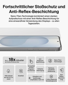 Folie de protectie Belkin Titan SmartShield pentru Samsung Galaxy S26, anti-reflex, ultra-subtire - Img 2