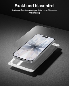 Folie de protectie Belkin UltraGlass 2 pentru iPhone 17 si 16 Pro, 9H, antimagnetica - Img 8
