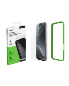 Folie de protectie din sticla Belkin ScreenForce pentru iPhone Air, 0.33mm, 2 bucati