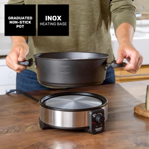 Fondue electric Taurus FF2 1000W 2L negru set pentru 8 persoane - Img 8