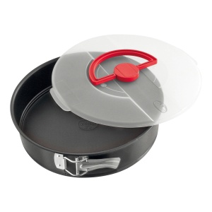Forma de copt Dr Oetker Bake Go O 26 cm cu strat antiaderent si capac pentru transport