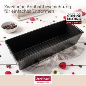 Forma de copt Zenker Perfect Black 30 cm Acoperire antiaderenta Otel rezistent Germania - Img 6