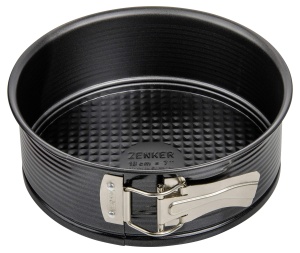 Forma de copt Zenker Springform O18 cm cu 2 baze Antiaderent Negru Metallic - Img 3