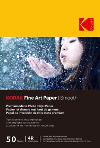 Fotopapier KODAK A6 10 x 15 cm, 230gm, 50 foi, mat, acid free