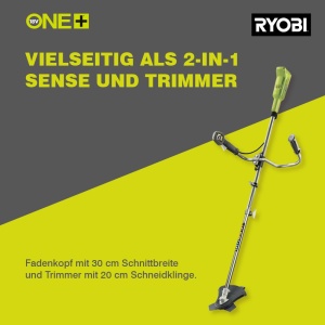 Freischneider RYOBI OBC1820B, 18V, 2-in-1, fara acumulator si incarcator - Img 2